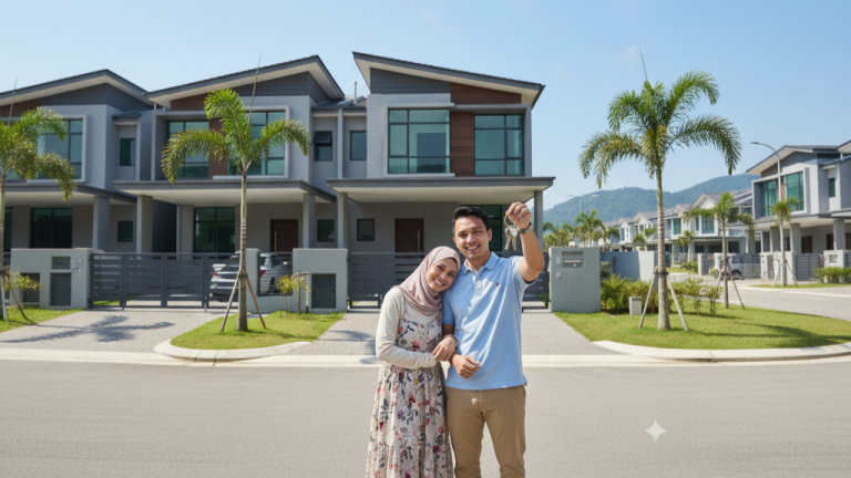 Pasangan muda membeli rumah pertama di Malaysia